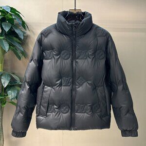 Louis Vuitton Embossed Black Puffer Jacket